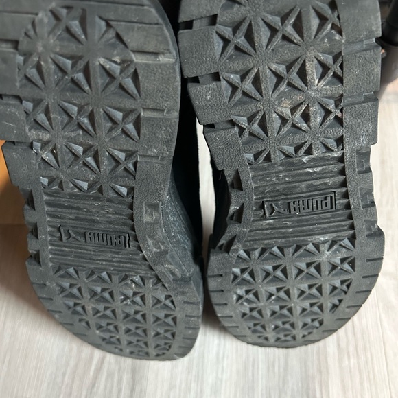 Adidas platform Black Suede Booties - Picture 4 of 4